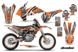 Graphics Kit Decal Wrap + # Plates For KTM SX/SXF/XCF/EXC/TC-F/XC/XCF-W 2013-2016 DEADEN ORANGE