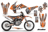 Graphics Kit Decal Wrap For KTM SX/SXF/XCF/EXC/TC-F/XC/XCF-W 2013-2016 DEADEN ORANGE