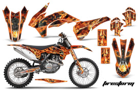 Graphics Kit Decal Wrap For KTM SX/SXF/XCF/EXC/TC-F/XC/XCF-W 2013-2016 FIRESTORM ORANGE-atv motorcycle utv parts accessories gear helmets jackets gloves pantsAll Terrain Depot