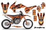 Graphics Kit Decal Wrap For KTM SX/SXF/XCF/EXC/TC-F/XC/XCF-W 2013-2016 FIRESTORM ORANGE