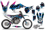 Graphics Kit Decal Wrap For KTM SX/SXF/XCF/EXC/TC-F/XC/XCF-W 2013-2016 FRENZY BLUE