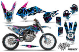 Graphics Kit Decal Wrap + # Plates For KTM SX/SXF/XCF/EXC/TC-F/XC/XCF-W 2013-2016 FRENZY BLUE