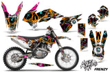 Graphics Kit Decal Wrap For KTM SX/SXF/XCF/EXC/TC-F/XC/XCF-W 2013-2016 FRENZY ORANGE