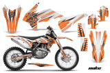 Graphics Kit Decal Wrap For KTM SX/SXF/XCF/EXC/TC-F/XC/XCF-W 2013-2016 NUKE ORANGE BLACK