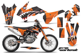 Graphics Kit Decal Wrap For KTM SX/SXF/XCF/EXC/TC-F/XC/XCF-W 2013-2016 WARHAWK ORANGE-atv motorcycle utv parts accessories gear helmets jackets gloves pantsAll Terrain Depot