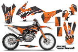 Graphics Kit Decal Wrap For KTM SX/SXF/XCF/EXC/TC-F/XC/XCF-W 2013-2016 WARHAWK ORANGE