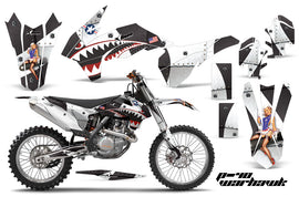 Graphics Kit Decal Wrap For KTM SX/SXF/XCF/EXC/TC-F/XC/XCF-W 2013-2016 WARHAWK WHITE-atv motorcycle utv parts accessories gear helmets jackets gloves pantsAll Terrain Depot