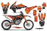 Graphics Kit Decal Wrap For KTM SX/SXF/XCF/EXC/TC-F/XC/XCF-W 2013-2016 REAPER ORANGE