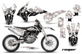 Graphics Kit Decal Wrap For KTM SX/SXF/XCF/EXC/TC-F/XC/XCF-W 2013-2016 REAPER WHITE