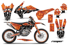 Load image into Gallery viewer, Graphics Kit Decal Wrap + # Plates For KTM SX/SXF/XCF/EXC/TC-F/XC/XCF-W 2013-2016 REAPER ORANGE-atv motorcycle utv parts accessories gear helmets jackets gloves pantsAll Terrain Depot
