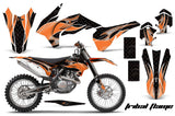 Graphics Kit Decal Wrap For KTM SX/SXF/XCF/EXC/TC-F/XC/XCF-W 2013-2016 TRIBAL ORANGE BLACK
