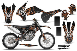 Graphics Kit Decal Wrap For KTM SX/SXF/XCF/EXC/TC-F/XC/XCF-W 2013-2016 WIDOW ORANGE BLACK-atv motorcycle utv parts accessories gear helmets jackets gloves pantsAll Terrain Depot