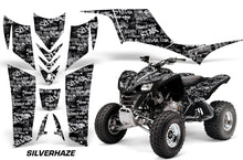 Load image into Gallery viewer, ATV Graphics Kit Quad Decal Sticker Wrap For Kawasaki KFX700 2003-2009 SSSH SILVER BLACK-atv motorcycle utv parts accessories gear helmets jackets gloves pantsAll Terrain Depot