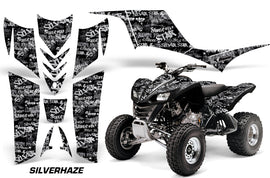 ATV Graphics Kit Quad Decal Sticker Wrap For Kawasaki KFX700 2003-2009 SSSH SILVER BLACK-atv motorcycle utv parts accessories gear helmets jackets gloves pantsAll Terrain Depot