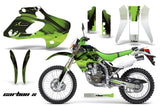 Dirt Bike Graphics Kit Decal Sticker Wrap For Kawasaki KLX250 1998-2003 CARBONX GREEN