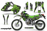 Graphics Kit Decal Sticker Wrap + # Plates For Kawasaki KLX250 1998-2003 CAMOPLATE GREEN