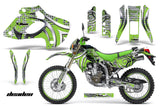 Graphics Kit Decal Sticker Wrap + # Plates For Kawasaki KLX250 1998-2003 DEADEN GREEN