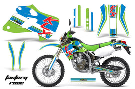 Dirt Bike Graphics Kit Decal Sticker Wrap For Kawasaki KLX250 1998-2003 FACTORY-atv motorcycle utv parts accessories gear helmets jackets gloves pantsAll Terrain Depot