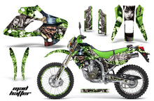 Load image into Gallery viewer, Graphics Kit Decal Sticker Wrap + # Plates For Kawasaki KLX250 1998-2003 HATTER SILVER GREEN-atv motorcycle utv parts accessories gear helmets jackets gloves pantsAll Terrain Depot