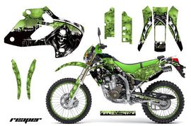 Graphics Kit Decal Sticker Wrap + # Plates For Kawasaki KLX250 1998-2003 REAPER GREEN-atv motorcycle utv parts accessories gear helmets jackets gloves pantsAll Terrain Depot