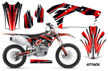 Load image into Gallery viewer, Dirt Bike Graphics Kit Decal Sticker Wrap For Kawasaki KXF250 2017-2018 ATTACK RED-atv motorcycle utv parts accessories gear helmets jackets gloves pantsAll Terrain Depot