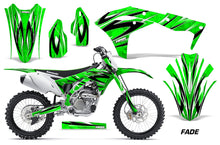 Load image into Gallery viewer, Dirt Bike Graphics Kit Decal Sticker Wrap For Kawasaki KXF250 2017-2018 FADE GREEN-atv motorcycle utv parts accessories gear helmets jackets gloves pantsAll Terrain Depot