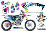 Graphics Kit Decal Sticker Wrap + # Plates For Kawasaki KXF250 2017-2018 FLASHBACK