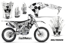 Load image into Gallery viewer, Graphics Kit Decal Sticker Wrap + # Plates For Kawasaki KXF250 2017-2018 MELTDOWN BLACK WHITE-atv motorcycle utv parts accessories gear helmets jackets gloves pantsAll Terrain Depot