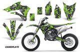 Dirt Bike Graphics Kit Decal Wrap For Kawasaki KX85 KX100 2014-2018 CAMOPLATE GREEN