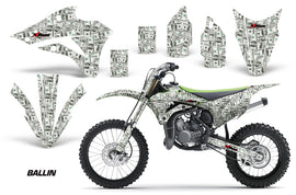 Dirt Bike Graphics Kit Decal Wrap For Kawasaki KX85 KX100 2014-2018 BALLIN-atv motorcycle utv parts accessories gear helmets jackets gloves pantsAll Terrain Depot
