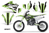 Dirt Bike Graphics Kit Decal Wrap For Kawasaki KX85 KX100 2014-2018 INFINITY GREEN