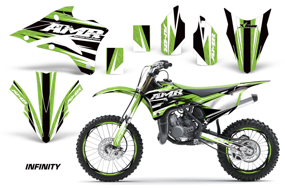 Graphics Kit Decal Wrap + # Plates For Kawasaki KX85 KX100 – All ...