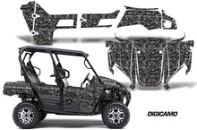 Load image into Gallery viewer, UTV Graphics Kit Decal Sticker Wrap For Kawasaki Teryx4 800 2016-2018 DIGICAMO BLACK-atv motorcycle utv parts accessories gear helmets jackets gloves pantsAll Terrain Depot