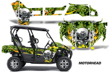 Load image into Gallery viewer, UTV Graphics Kit Decal Sticker Wrap For Kawasaki Teryx4 800 2016-2018 MOTORHEAD GREEN-atv motorcycle utv parts accessories gear helmets jackets gloves pantsAll Terrain Depot