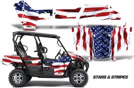 UTV Graphics Kit Decal Sticker Wrap For Kawasaki Teryx4 800 2016-2018 USA FLAG-atv motorcycle utv parts accessories gear helmets jackets gloves pantsAll Terrain Depot