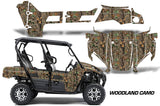 UTV Graphics Kit Decal Sticker Wrap For Kawasaki Teryx4 800 2016-2018 WOODLAND CAMO