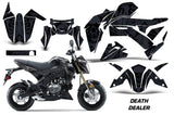 Dirt Bike Graphics Kit Decal Sticker Wrap For Kawasaki Z125 PRO 2017-2018 DEATH DEALER