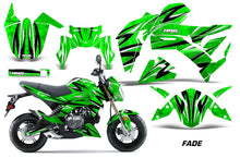 Load image into Gallery viewer, Dirt Bike Graphics Kit Decal Sticker Wrap For Kawasaki Z125 PRO 2017-2018 FADE GREEN-atv motorcycle utv parts accessories gear helmets jackets gloves pantsAll Terrain Depot