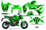 Dirt Bike Graphics Kit Decal Sticker Wrap For Kawasaki Z125 PRO 2017-2018 FADE GREEN