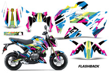 Load image into Gallery viewer, Dirt Bike Graphics Kit Decal Sticker Wrap For Kawasaki Z125 PRO 2017-2018 FLASHBACK-atv motorcycle utv parts accessories gear helmets jackets gloves pantsAll Terrain Depot