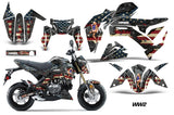 Dirt Bike Graphics Kit Decal Sticker Wrap For Kawasaki Z125 PRO 2017-2018 WW2 BOMBER