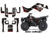 ATV Graphics Kit Quad Decal Sticker Wrap For Kawasaki Bayou 250 2003-2011 BONES BLACK