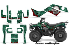 Load image into Gallery viewer, ATV Graphics Kit Quad Decal Sticker Wrap For Kawasaki Bayou 250 2003-2011 BONES GREEN-atv motorcycle utv parts accessories gear helmets jackets gloves pantsAll Terrain Depot