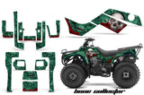 ATV Graphics Kit Quad Decal Sticker Wrap For Kawasaki Bayou 250 2003-2011 BONES GREEN