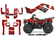 Load image into Gallery viewer, ATV Graphics Kit Quad Decal Sticker Wrap For Kawasaki Bayou 250 2003-2011 BONES RED-atv motorcycle utv parts accessories gear helmets jackets gloves pantsAll Terrain Depot