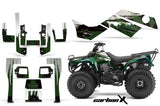 ATV Graphics Kit Quad Decal Sticker Wrap For Kawasaki Bayou 250 2003-2011 CARBONX GREEN
