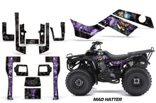 Load image into Gallery viewer, ATV Graphics Kit Quad Decal Sticker Wrap For Kawasaki Bayou 250 2003-2011 HATTER PURPLE BLACK-atv motorcycle utv parts accessories gear helmets jackets gloves pantsAll Terrain Depot