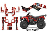 ATV Graphics Kit Quad Decal Sticker Wrap For Kawasaki Bayou 250 2003-2011 HATTER RED BLACK