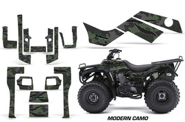 ATV Graphics Kit Quad Decal Sticker Wrap For Kawasaki Bayou 250 2003-2011 MODERN CAMO GREEN-atv motorcycle utv parts accessories gear helmets jackets gloves pantsAll Terrain Depot