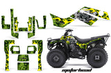 ATV Graphics Kit Quad Decal Sticker Wrap For Kawasaki Bayou 250 2003-2011 MOTORHEAD GREEN